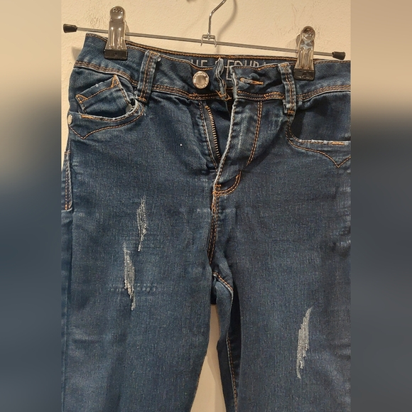 Dark Blue Skinny Jeans - Picture 2 of 7